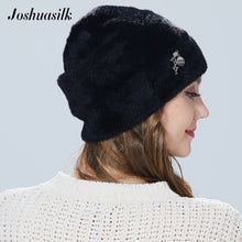 Charger l&#39;image dans la galerie, Joshuasilk  winter woman hat Faux fur and angora rabbits Soft and delicate Pendant decoration fashion For Girls
